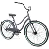 серый велосипед