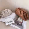 Botegs's Venets's new shopping mall leisure underarm bag Summer New Network Red Same Small Fresh Ocean Cloud Bag One Shoulder Solid Color Dumpling With Real Logo