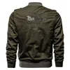 Herenjassen Tactiek Jas Heren Herfst Lente Bomber Katoenen Jas Plus Size Borduren Vliegtuig Piloot Cargo Mannelijke Jaqueta Masculina 230919