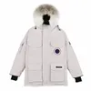 Designer Canadas Goode Jacke Mittellange Version Pufferer Down Damenjacke Daunenparkas Winter Dicke warme Mäntel Damen Winddichte Trend Goose White Fox Jacke 9772