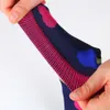 colorful Compression Socks Men Women Sports Socks Best for Anti Fatigue Pain Relief Nylon Sock for Running Hiking Flight Travel Circulation Athletics Socks