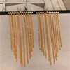 French Long Tassel Earrings For Women's Light Luxury Niche Design High-End Pearls Vintage Fashion Charm Jewelry Accessories