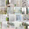 Adesivos de janela 1 rolo 3D Filme de vidro decorativo anti UV Banheiro Privacidade Adesivo protetor manchado auto-adesivo Home DecorWindow Drop Dhyzs