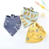 Baby Bibs Burp Cloths Organic Cotton Bibs Cartoon Infant Baby Girl Boy Feeding Apron Saliva Towel Newborn Bibs