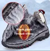 Boots Brand Winter Men Suede Work Shoes Fur Warm Ankle Boots Outdoor Non-slip Men's Boots Men Waterproof Snow Boots Big Size 36-48 230918