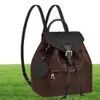 M45205 M45515 Montsouris PM Elegante Frauen echte Kuhläsesandte -Leder -Emobss -Leinwand Schnalle Rucksack Satchel -Geldbeutel Umhängetasche5203131