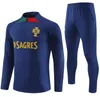 23 24 24 Portugalia Football Tracksuit Men Kids National 22 23 23 Zip Brazylia Brazylia Soccer Training Suits Surostement Foot Sportswear Chandal Chandal