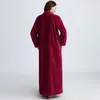 Women's Sleepwear Women Winter Plus Size Extra Long Thermal Nightgowns Thick Grid Flannel Zipper Sleepshirts Pregnant Warm Dressing Gown