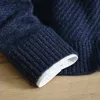 Mezclas de lana para hombres Invierno nuevo cárdigan 100% suéter de cachemira pura para hombres gruesos de mediana edad jacquard cuello alto con cremallera suéter abrigo casual L230919