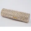 Sacs de soirée Golden Cylindrical Crystal Purse Crochet Prom Prom Prom Prom Silver Sparkly Diamante Banquet Sac Bride Wedding Party SC484 230918