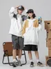 Мужские куртки Куртка Корейская мода Ropa Мужская одежда Y2k Для мужчин 2023 Techwear Одежда Летние солнцезащитные кремы с длинными рукавами с капюшоном Тонкие топы 230918