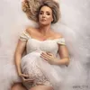 マタニティドレスマタニティフォトグラフィーチュールドレス衣装妊婦の写真撮影チュールドレス