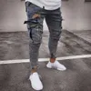 Jeans pour hommes E-Baihui Hommes Distressed Skinny Designer Mens Slim Pantalon Droit Hip Hop Jogging LF806 TF806311D