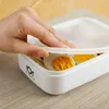 Storage Bottles Transparent Vegetable Fruit Crisper Sealed Food Grade Rectangular Preservation Box Plastic Refrigerator Kitchen