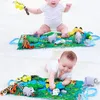Intelligence toys Soft Activity Unfolding Cloth Animal Tails Book Infant EaRLy Educational Toys for Children 0 12 24 Months Gift 230919