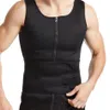 Erkekler Ter Sauna Elbise Yelek Bel Eğitmeni Vücut şekillendiricisi Neopren Tank Top Sıkıştırma Gömlek Egzersiz Fitness Zayıflama Korse Girdles2762