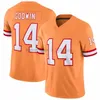 Maglie da calcio uomo 63 Lee Roy Selmon 40 Mike Alstott 99 Warren Sapp 56 Hardy Nickerson 55 Derrick Brooks 7 Leonard Fournette 12 Tom Brady 87 Rob Gronkowski