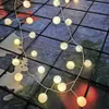 Stringhe LED Party Thrisdar 3M 100 LED Petardo Globo Palla Fata String Light Perla Cluster Natale Scintillio Luce per la decorazione della festa nuziale HKD230919