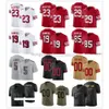 Maillots de football pour hommes 10 Ronnie Bell 27 Ji'Ayir Brown 14 Sam Darnold 93 Kalia Davis 82 Ross Dwelley 94 Clelin Ferrell 45 Demetrius Flannigan-Fowles 90 Kevin Givens