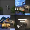 Wall Lamp Outdoor Led Light With Motion Sensor And Switch Steel Stainless Pir A-Class Energyadd Drop Delivery Home Garden Hotel Suppli Dhl3K