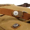Outdoor Bags Ruil Men Retro Oil Wax Leather Canvas Outdoors Shoulder Bag Waterproof Vintage Cross Messenger Bags 230919