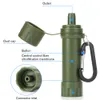 Bottle water bottle Multifunction Drinking Water Filtering Tools Camping Hiking Water Purifier Straw Multifunctional Drinking Filtration