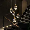2023 Novo Teto Acrílico K9 Lustre Moderno LED Luzes Pingente de Cristal Para Sala de Jantar Luminárias Decoração de Cozinha Lustres de Teto