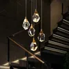 2023 New Acrylic Ceiling k9 Chandelier Modern LED Crystal Pendant Lights For Dining Room Lighting Fixtures Kitchen Decor Ceiling Lamp Chandeliers