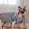 Costumi per gatti Stile Cowboy Pet Dress Sphynx Abiti senza peli per Devon Rex Conis Costume Kitten Outfits