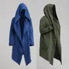 Trenchs d'hommes Cool Hommes Veste Turn-Down Collier Costume Manteau à capuche