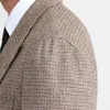 Costumes pour hommes Brown Plaid Hommes Costume sur mesure 2 pièces Blazer Pantalon Double boutonnage Haute Couture Formel BusinessCausal Party sur mesure