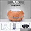 Autres Accueil Jardin Humidificateur d'air électrique Diffuseur d'arôme Trasonic Télécommande Huile essentielle LED Cool Mist Maker Fogger 220818 Drop Dhecd