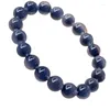 Strand natuurlijke blauwe suiker hart Agaat armband Jadified fris zoet kristal