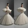 Krikor Jabotian robes de mariée sirène conception unique sans bretelles volants à plusieurs niveaux appliques robes de mariée robe de mariée personnalisée Weddin1954