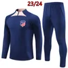 2024 2025 Atlético de Madrid Chándal de fútbol Kit para niños para hombre Traje de entrenamiento 23 24 25 Chándal de fútbol del Atlético Chaqueta para correr Survetement Chandal Futbol