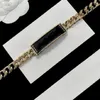Schmuck Halsketten weiß plattiert 925 Silber abgestuft Luxusmarke Designer Buchstaben geometrisch berühmte Frauen runder Kristall Strass Gold YiLiYa 440