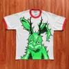 Designermode Kleidung Hip Hop T-Shirts T-Shirts Travi Scotts Cactus Farms T-Shirt Cactus Rabbit Graffiti Print Ts Perimeter Kurzarm-T-Shirt