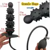 Erwachsene Massagegerät Größter 12cm Aufblasen Anal Plug Riesiger Buttplug Dildo Spike Stimulieren Sex für Frauen/männer Masturbatoren Große Waren