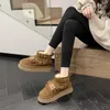 Boots Cow Suede Winter Women's Shoes Fashion 2023 Snow Boots For Girls Flat Designer Platform Boots Casual Thicking Luxury Sneaker J230919