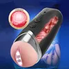Sex leksak massager vuxen automatisk sugande manlig onanator kopp uppvärmning verklig vagina avsugning elektriska vibratorvaror för män