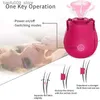 Autres articles de beauté et de santé 10 fréquences Rose Sucer Vibrateur Vaginal Mamelon Sucker Léchage Oral Stimulation Clitoridienne pour Femmes Adultes Masturbateur Q230919