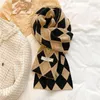 Шарфы в корейском стиле, теплая шерстяная пряжа, шейный платок, зимний женский вязаный шарф, дизайн, эластичные накидки на шею, шаль Bufandas, женский глушитель 230818