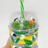 Diy Kupa Topper Bebek Figürinleri Boş Sublimasyon 10oz Lowball 22oz Yağ 20oz 20oz Çift Duvarlı Sarvamer Tumbler Mini Reçine Figürleri İçin Boş Dome Kapağı