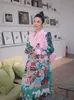 Fashionable Long Dress 2023 Spring/Summer New Gecko Costume Unique Print Holiday Style Dress Temperament Reduced Age Rural Shirt Long Dress S-L Loose Fit