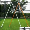 Wedding Arches Triangle Shelf Wrought Iron Artificial Flowers Stand Party Event Stage Backdrop Decoration White Gold Arch1 Drop Deli Oti9A