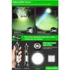 Zaklampen Zaklampen 8000Lm Oplaadbare USB-zaklamp Superheldere magnetische led-zaklamp met Cob-zijlicht Een zakclip Zoombaar voor C Dhchs