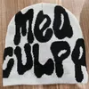 uxury şapka tasarımcıları kadınlar pembe y2k beanie erkekler için mea culpas moda gündüz sonbahar kışlık casquette Noel günü hediye severler örgü kapak q66