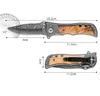 Acampamento ao ar livre Caça Bushcraft Faca Multifuncional EDC Lâmina Dobrável Canivetes Tático Cortador de Sobrevivência de Emergência Faca de Caça com Clipe de Cinto