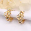 Designer Earring Brand Letter Stud Earrings Gold Plated Diamond Earrings Jewlery Women Wedding Party Gift