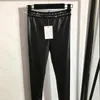 Pantalon en cuir PU pour femmes, différents Styles, taille haute, épais, taille élastique, Leggings extensibles, pantalons de Yoga et de Fitness